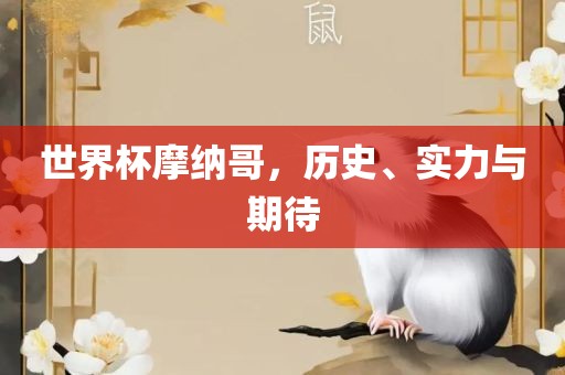 世界杯摩纳哥，历史、实力与期待