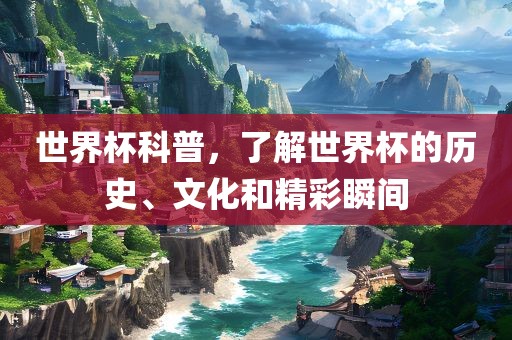 世界杯科普，了解世界杯的历史、文化和精彩瞬间