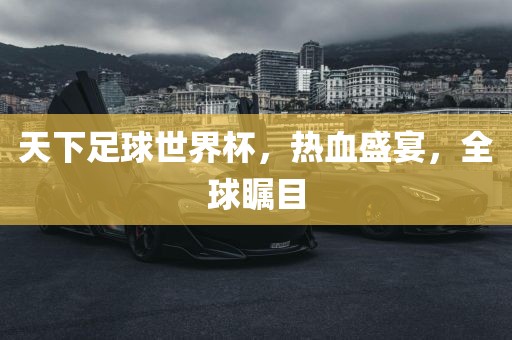 天下足球世界杯，热血盛宴，全球瞩目洪湖市顺升工程机械租赁有限公司