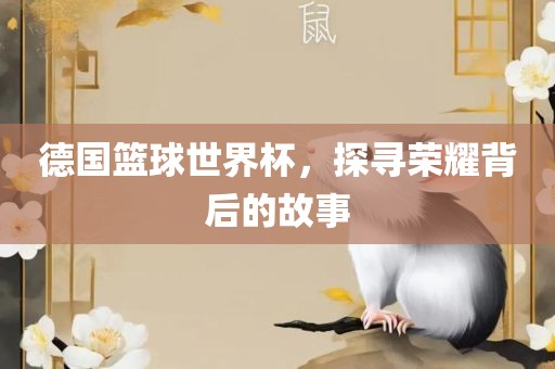 德国篮球世界杯，探寻荣耀背后的故事