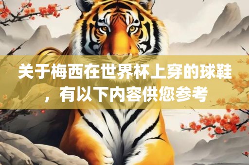 关于梅西在世界杯上穿的球鞋，有以下内容供您参考