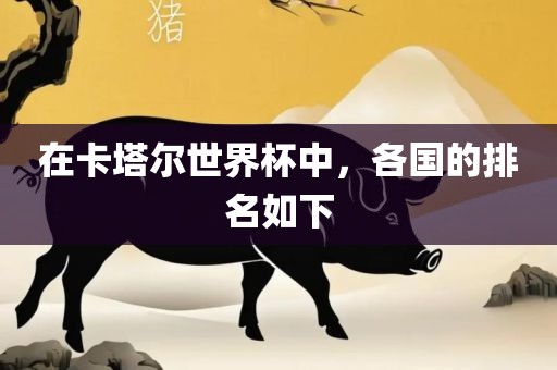 在卡塔尔世界杯中，各国的排名如下