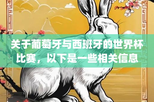 关于葡萄牙与西班牙的世界杯比赛，以下是一些相关信息