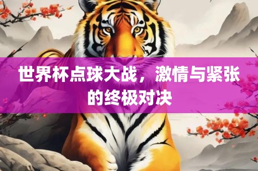 世界杯点球大战，激情与紧张的终极对决