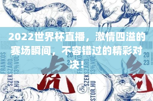 2022世界杯直播，激情四溢的赛场瞬间，不容错过的精彩对决！洪湖市顺升工程机械租赁有限公司