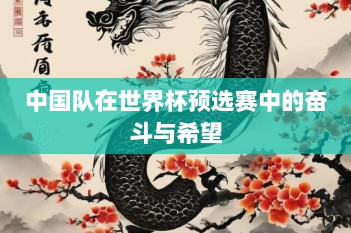 中国队在世界杯预选赛中的奋斗与希望