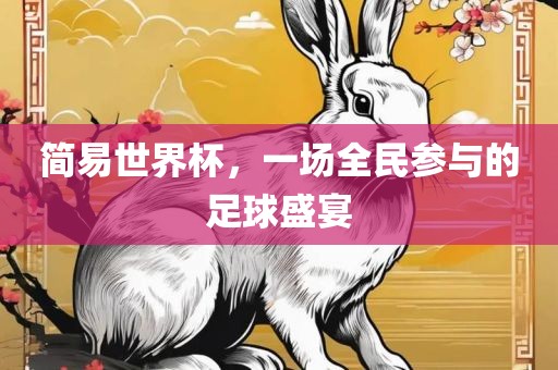简易世界杯，一场全民参与的足球盛宴