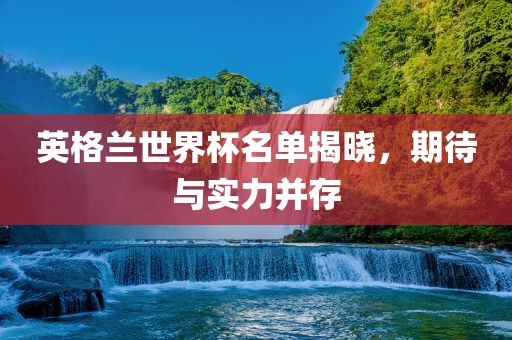 英格兰世界杯名单揭晓，期待与实力并存
