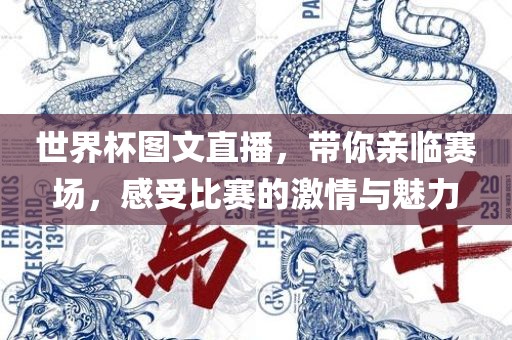 世界杯图文直播，带你亲临赛场，感受比赛的激情与魅力