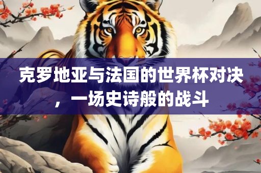 克罗地亚与法国的世界杯对决，一场史诗般的战斗