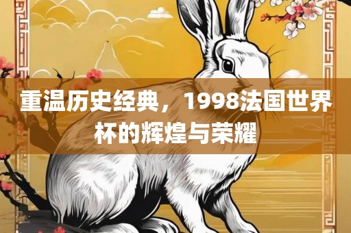 重温历史经典，1998法国世界杯的辉煌与荣耀