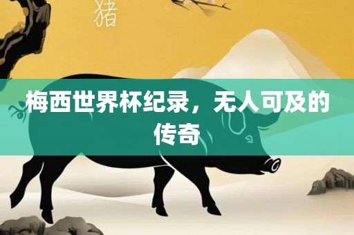 梅西世界杯纪录，无人可及的传奇