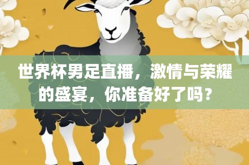 世界杯男足直播，激情与荣耀的盛宴，你准备好了吗？