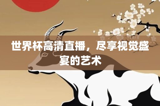 世界杯高清直播，尽享视觉盛宴的艺术