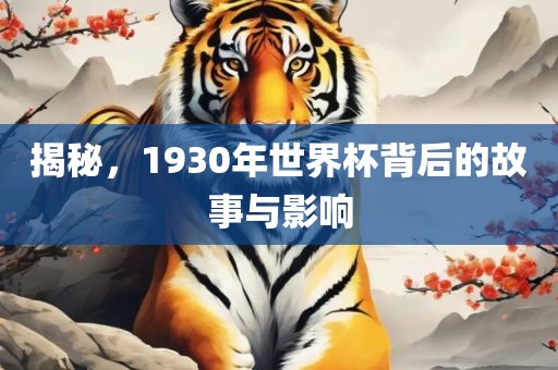 揭秘，1930年世界杯背后的故事与影响洪湖市顺升工程机械租赁有限公司