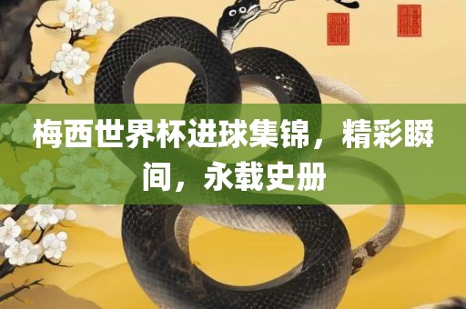 梅西世界杯进球集锦，精彩瞬间，永载史册