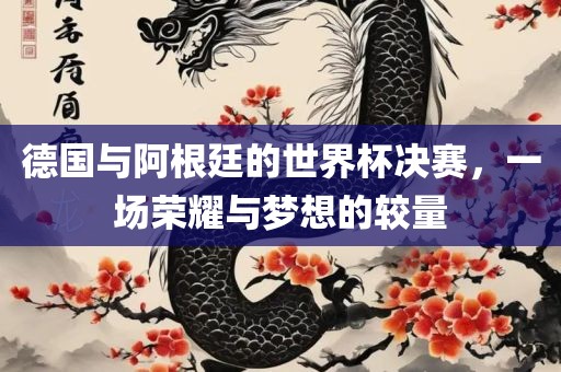 德国与阿根廷的世界杯决赛洪湖市顺升工程机械租赁有限公司，一场荣耀与梦想的较量