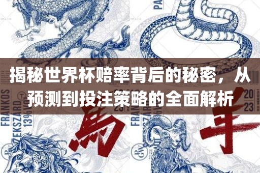 揭秘世界杯赔率背后的秘密，从预测到投注策略的全面解析