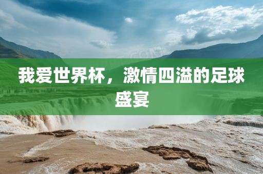 我爱世界杯，激情四溢的足球盛宴