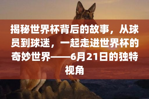 揭秘世界杯背后的故事，从球员到球迷，一起走进世界杯的奇妙世界——6月21日的独特视角