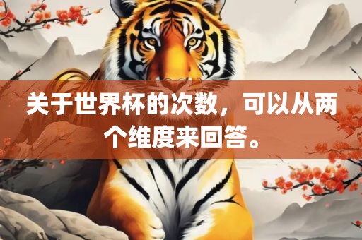 关于世界杯的次数，可以从两个维度来回答。