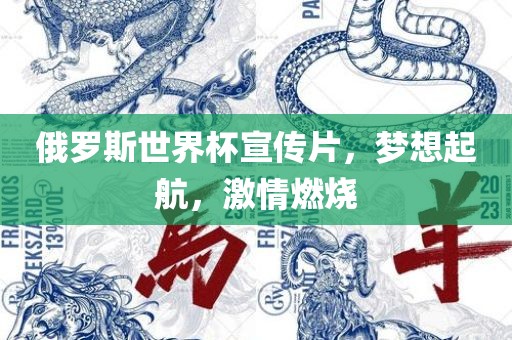 俄罗斯世界杯宣传片，梦想起航，激情燃烧