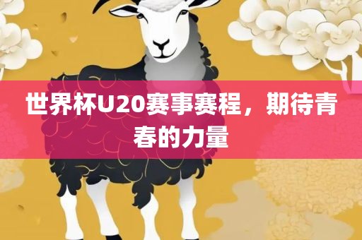 世界杯U20赛事赛程，期待青春的力量洪湖市顺升工程机械租赁有限公司