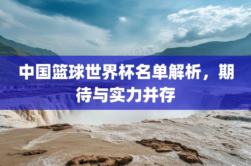 中国篮球世界杯名单解析，期待与实力并存