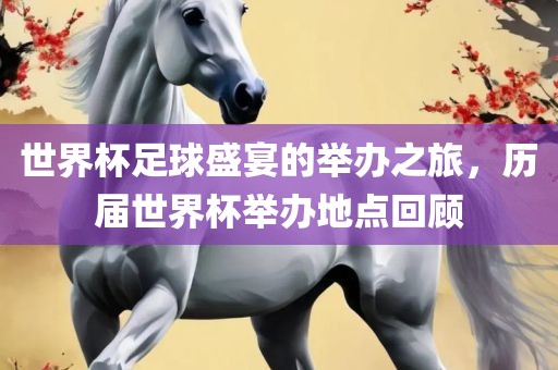 世界杯足球盛宴的举办之旅，历届洪湖市顺升工程机械租赁有限公司世界杯举办地点回顾