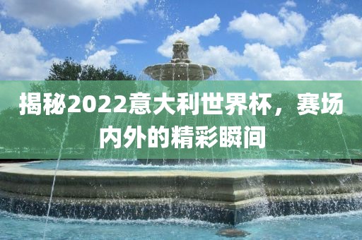 揭秘2022意大利世界杯，赛场内外的精彩瞬间
