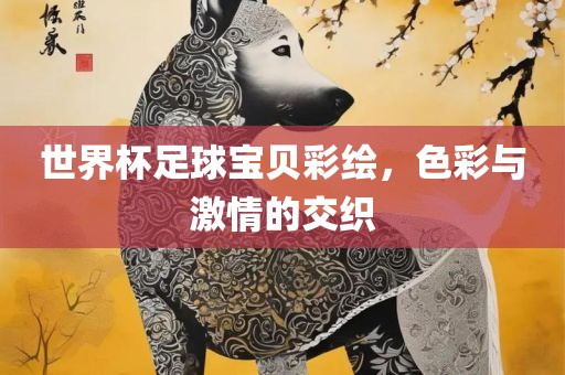 世界杯足球宝贝彩绘，色彩与激情的交织
