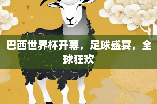 巴西世界杯开幕，足球盛宴，全球狂欢洪湖市顺升工程机械租赁有限公司