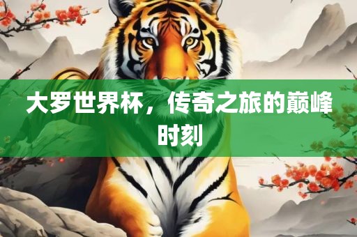 大罗世界杯，传奇之旅的巅峰时刻