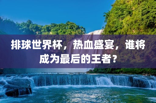 排球世界杯，热血盛宴，谁将成为最后的王者？