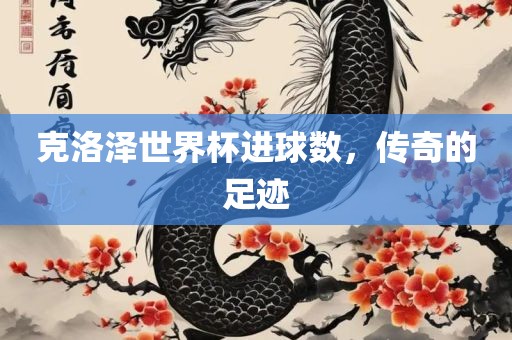 克洛泽世界杯进球数，传奇的足迹