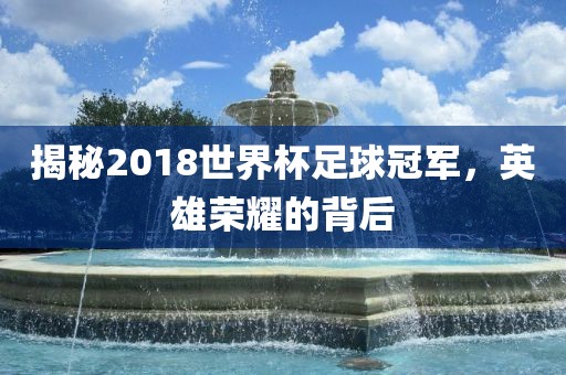 揭秘2018世界杯足球冠军，英雄荣耀的背后