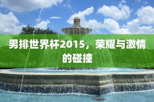 男排世界杯2015，荣耀与激情的碰撞洪湖市顺升工程机械租赁有限公司