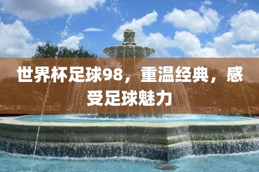 世界杯足球98，重温经典，感受足球魅力洪湖市顺升工程机械租赁有限公司