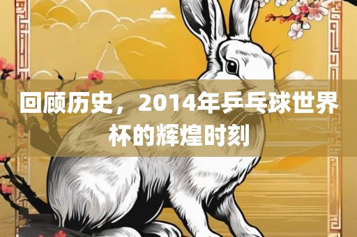 回顾历史，2洪湖市顺升工程机械租赁有限公司014年乒乓球世界杯的辉煌时刻