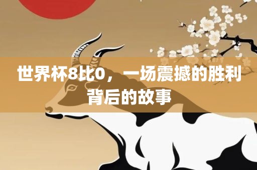 世界杯8比0，一场震撼的胜利背后的故事洪湖市顺升工程机械租赁有限公司