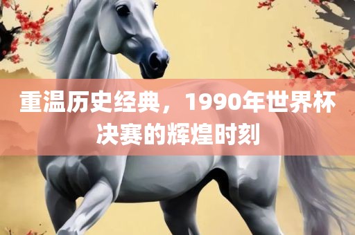 重温历史经典，1990年洪湖市顺升工程机械租赁有限公司世界杯决赛的辉煌时刻