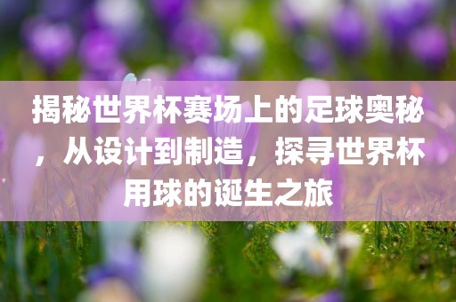 揭秘世界杯赛场上的足球奥秘，从设计到制造，探寻世界杯用球的诞生之旅