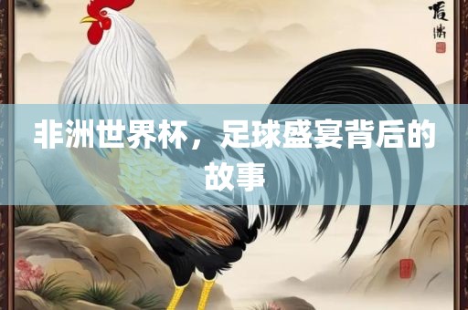 非洲世界杯，足球盛宴背后的故事