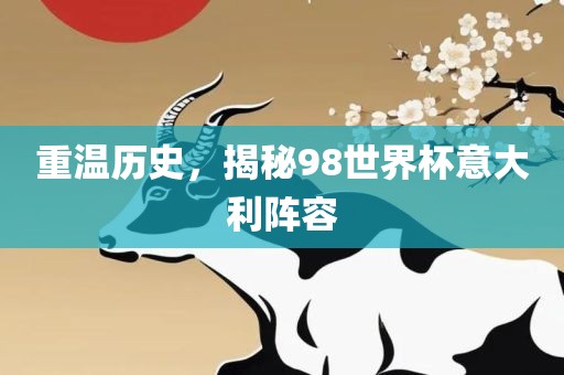重温历史，揭秘98世界杯意大利阵容洪湖市顺升工程机械租赁有限公司