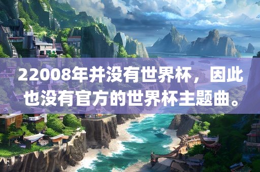 22008年并没有世界杯，因此也没有官方的世界杯主题曲。洪湖市顺升工程机械租赁有限公司