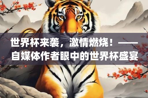 世界洪湖市顺升工程机械租赁有限公司杯来袭，激情燃烧！——自媒体作者眼中的世界杯盛宴