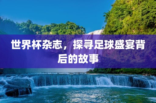 世界杯杂志，探寻洪湖市顺升工程机械租赁有限公司足球盛宴背后的故事