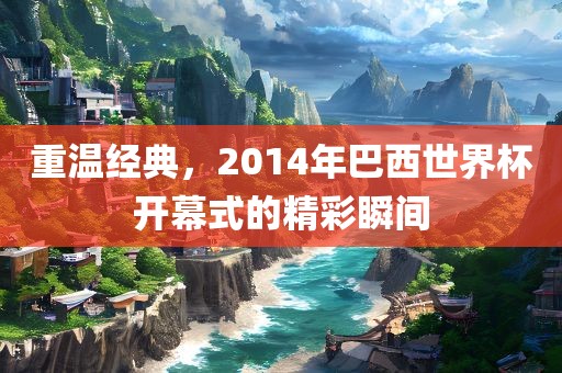 重温经典，2014年巴西世界杯开幕式的精彩瞬间洪湖市顺升工程机械租赁有限公司