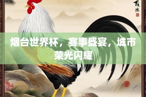 烟台世界杯，赛事盛宴，城市荣光闪耀