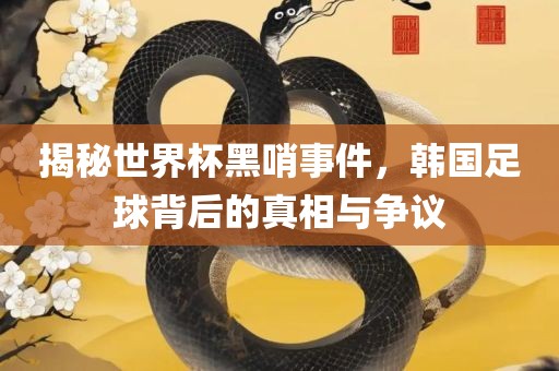 揭秘世界杯黑哨事件，韩国足球背后的真相与争议
